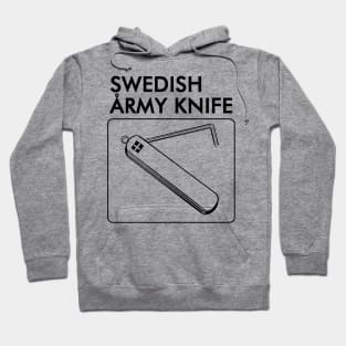 Swedish Army Knife b/w Hoodie